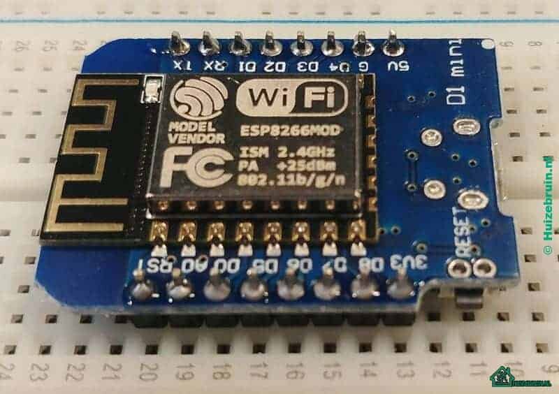 Gereedmaken van de hardware esp8266 / wemos d1 mini (deel 1) 4 Gereedmaken van de hardware esp8266 / wemos d1 mini (deel 1) 4