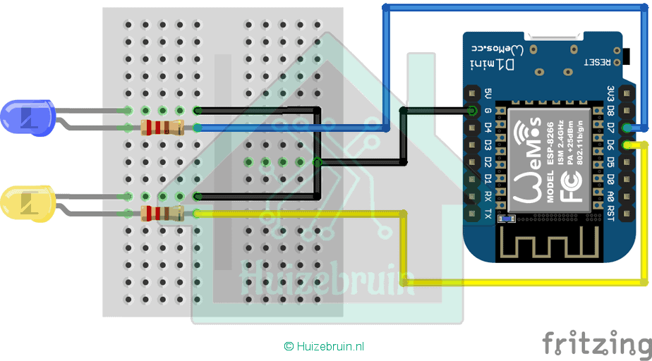 Tutorial: schakelen van ESP8266 via Telegram Bot. 3 Tutorial: schakelen van ESP8266 via Telegram Bot. 2