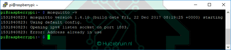 Hoe Mosquitto Broker mqtt installeren op een Raspberry Pi 6 Hoe Mosquitto Broker mqtt installeren op een Raspberry Pi 4