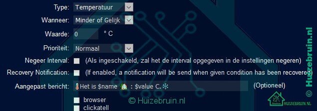 Notificaties via domoticz versturen 6 Notificaties via domoticz versturen 6