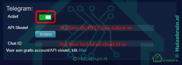 Telegram notificatie Domoticz 5 Telegram notificatie Domoticz 5