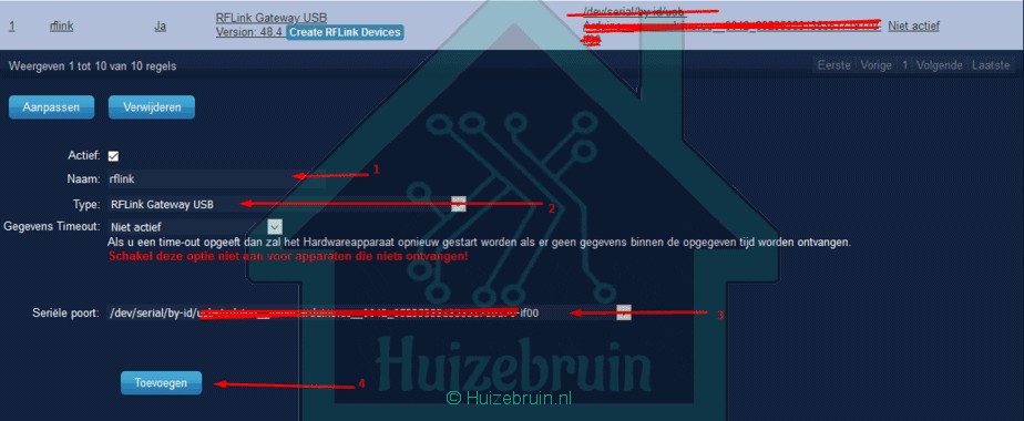 Rflink flashen en koppelen aan domoticz (nl) 3