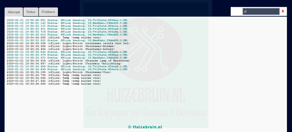 Rflink flashen en koppelen aan domoticz (nl) 5