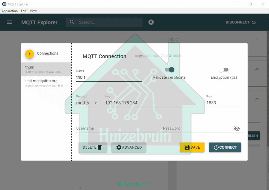 Zigbee verkeer bekijken met mqtt explorer 3 Zigbee verkeer bekijken met mqtt explorer 1