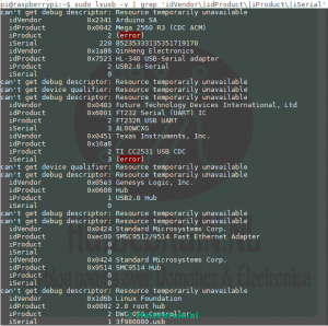 USB-poorten configureren voor Domoticz nl met lsusb