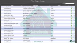 Domoticz python plug-in Manager met gebruikersinterface