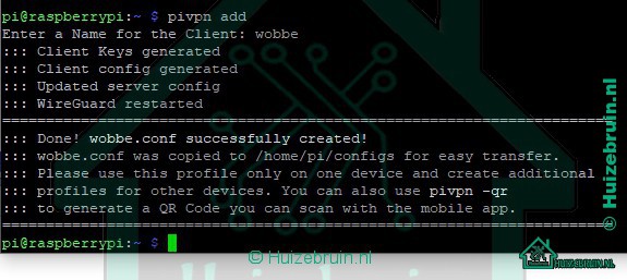 PIVPN installeren op een Raspberry Pi