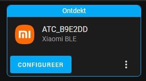 Xiaomi Mijia Thermometer 2 Bluetooth koppelen aan Home Assistant
