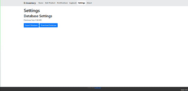 Update E-Inventory Versie 1.0.12 6 Update E-Inventory Versie 1.0.12 3