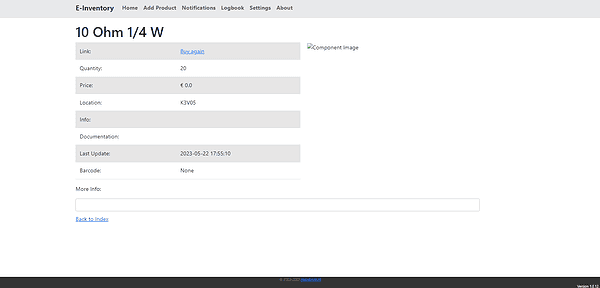 Update E-Inventory Versie 1.0.12 2 Update E-Inventory Versie 1.0.12 1