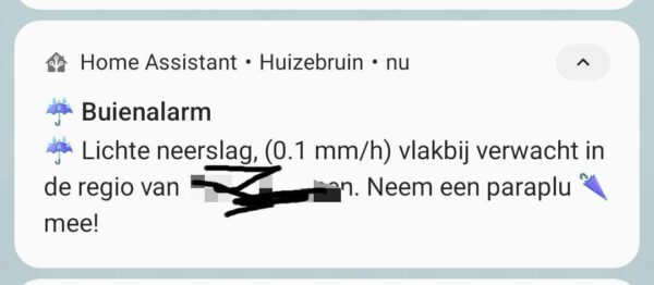 Buienalarm voor Home Assistant 15 Buienalarm voor Home Assistant 6